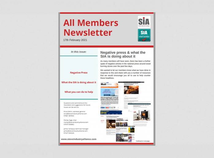 Image for SIA defence of press attack on wood burning stoves